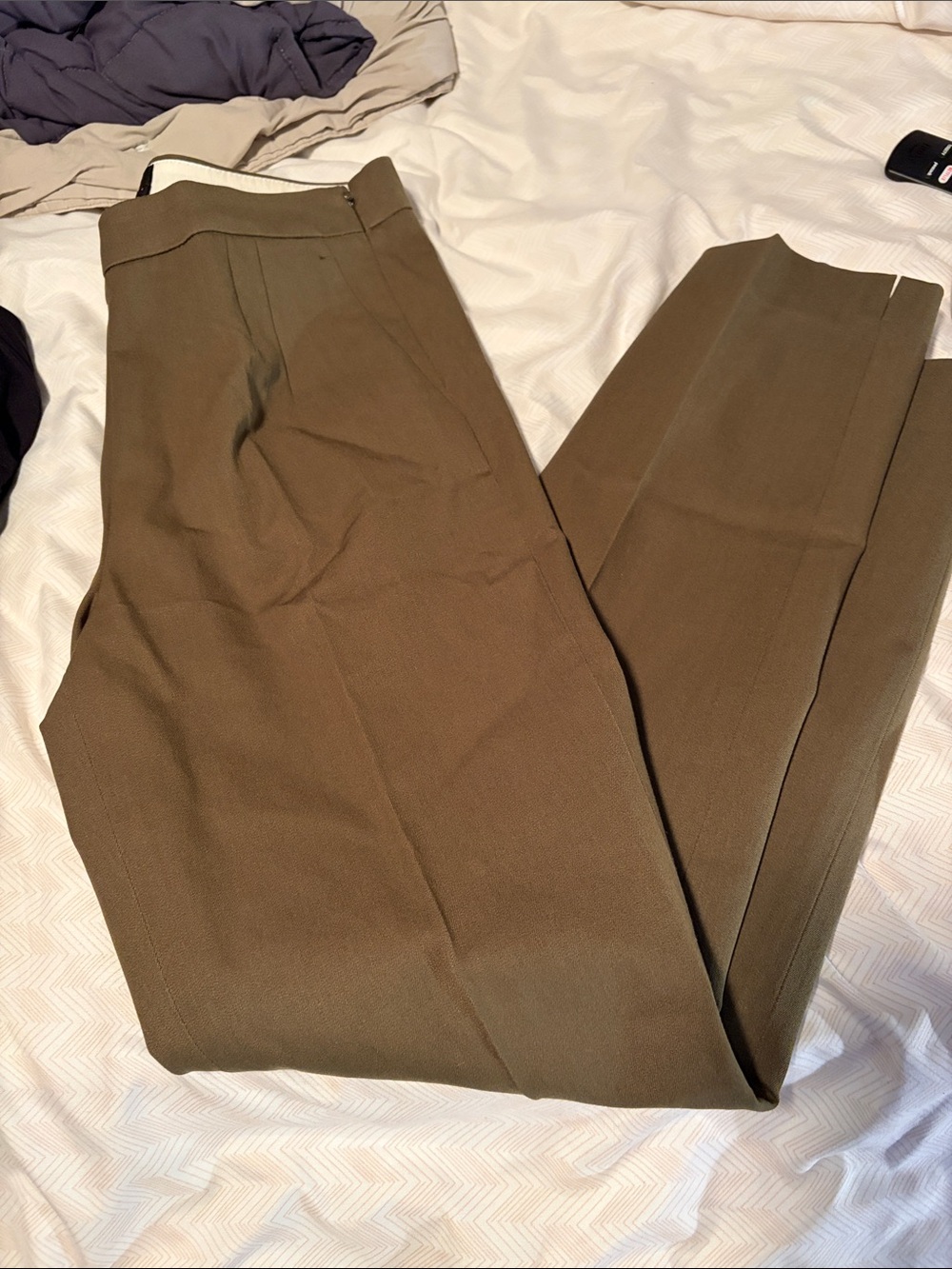 J Crew Martie Olive Dress Pants - Classic Tailored Fit - 2 NWT